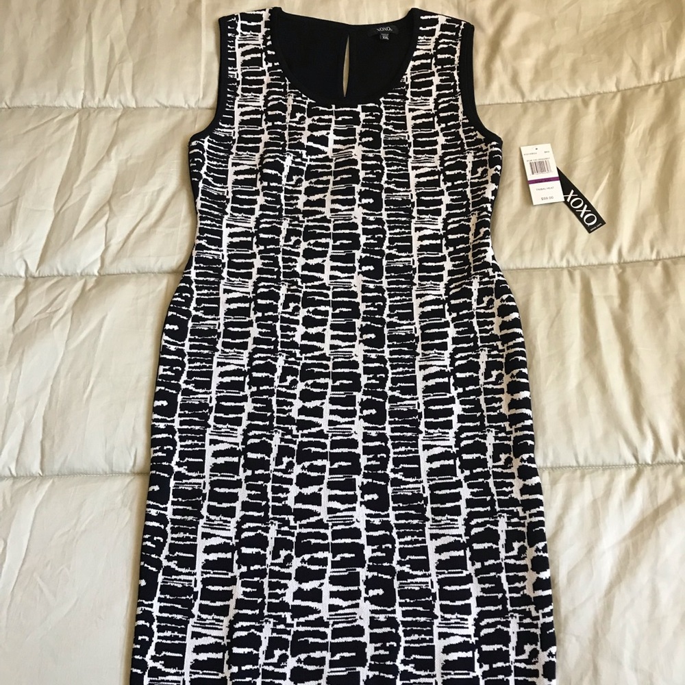 Xoxo black and white sexy dress
